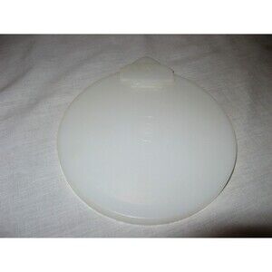 Tupperware #1289 Mix N Stor White Clear Replacement Lid w/Flip Spout Vintage